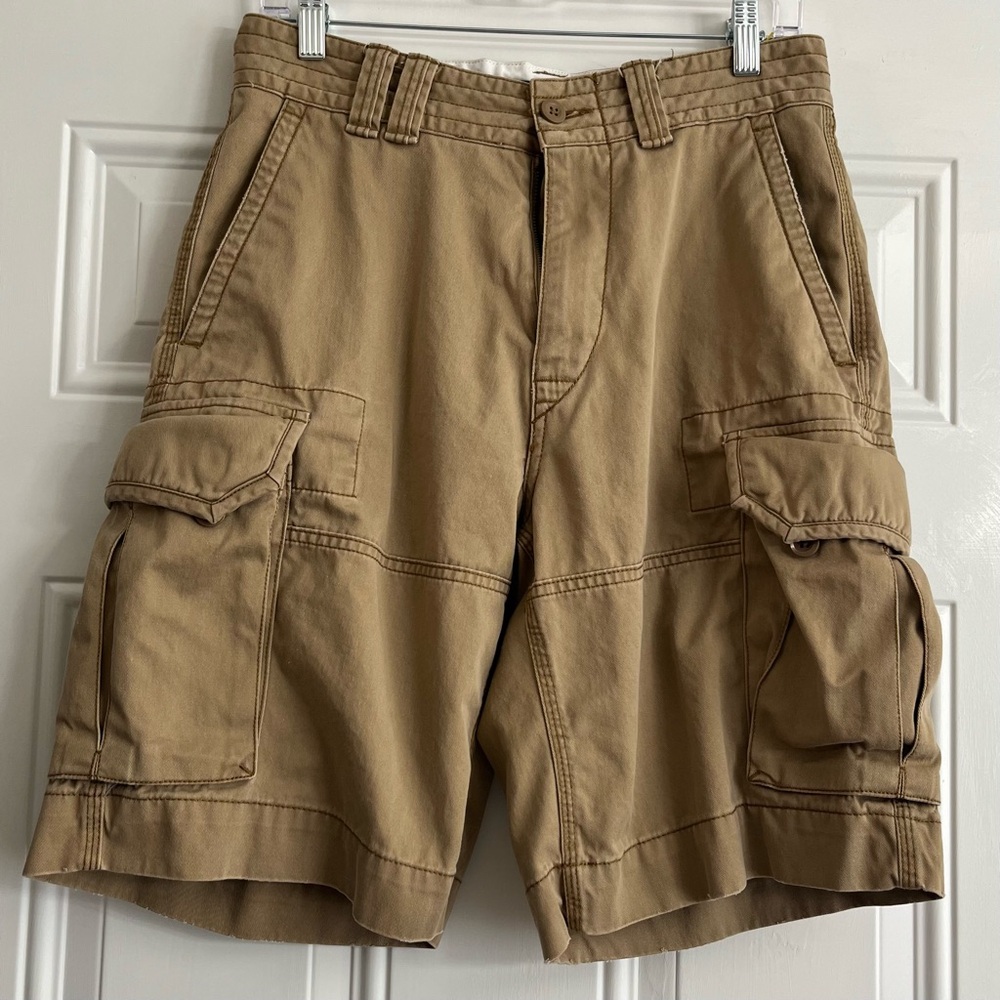 Polo Ralph Lauren Tan Classic Chino Cargo Shorts Men’s Size 29 Waist